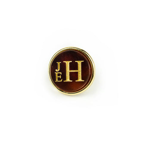 Vineyard Lapel Pin Modern Font