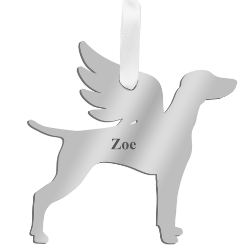 Personalized Angel Vizsla Ornament