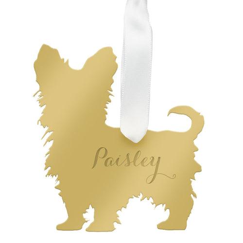 I found this at #atlasandboy! - Personalized Yorkshire Terrier Ornament