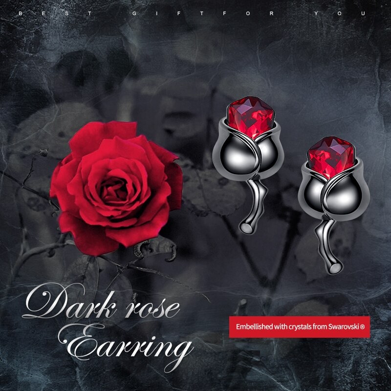 Boucles d'Oreilles Cristal de Swarovski Tendance