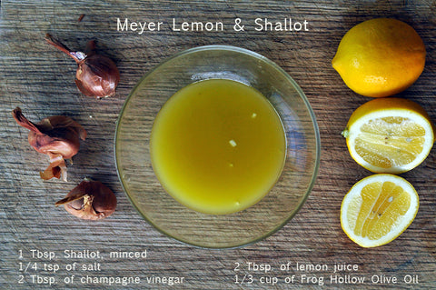 Meyer Lemon and Shallot Salad Dressing Recipe