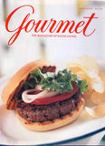 Cover of Gourmet Magazine with a burger pictured.