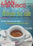 Cover of San Francisco Magazine with a cup of espresso pictured.