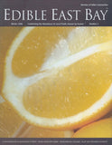 Cover of Edible East Bay periodical with a close up photo of a halved lemon pictured.
