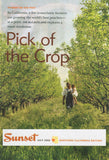 Photo of Farmer Al in the orchard used as the main image in the Sunset Article.