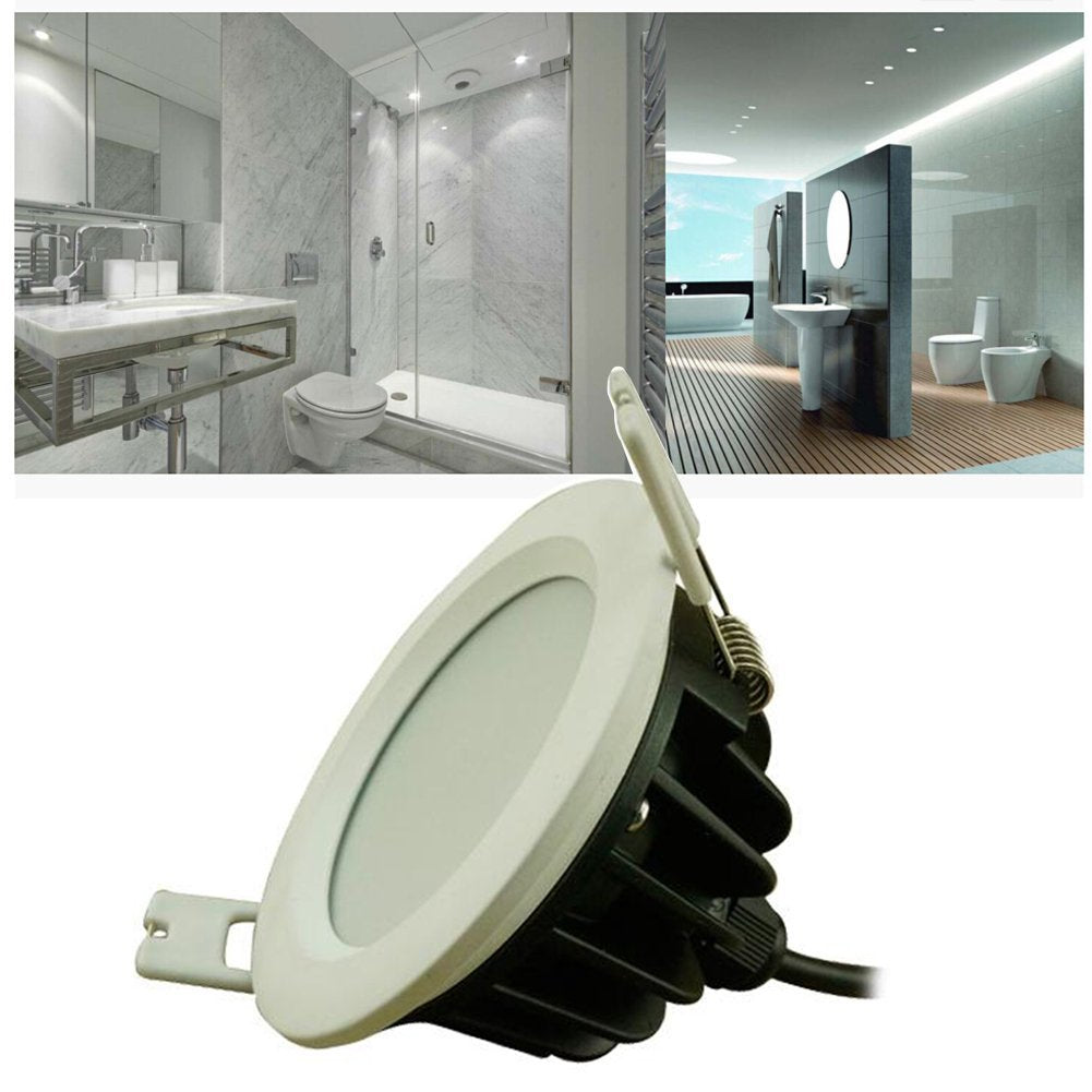 5w = 50w Power LED mr16 Bathroom Shower 12 Volt LED Wet Room Recessed Spot ip65 incl 