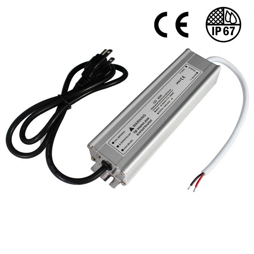 slecht humeur plaats manager Waterproof IP67 LED Power Supply 110V AC to 12V DC Driver Transformer –  LEDLightsWorld