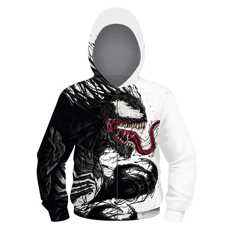 venom zipper hoodie