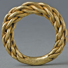 Viking Era double plaited gold ring (Sweden ca. 800-1100 AD) 