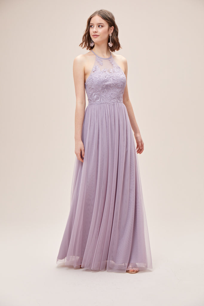 soft lavender bridesmaid dresses