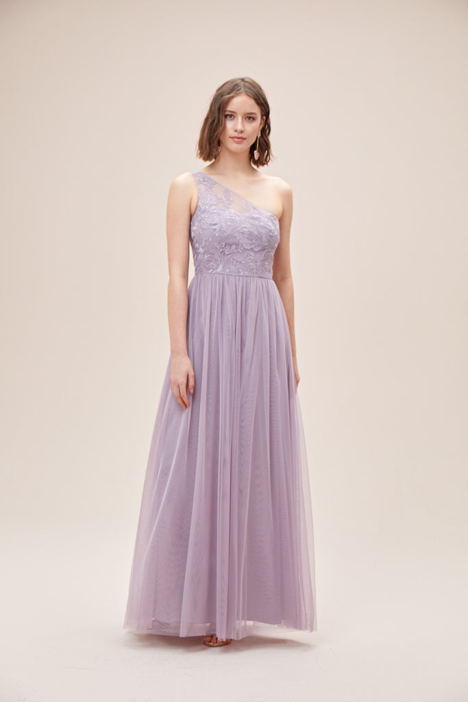 soft lavender bridesmaid dresses