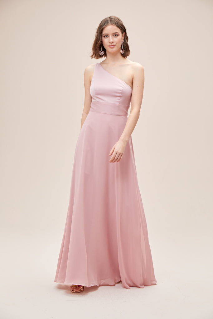 crepe back satin dress