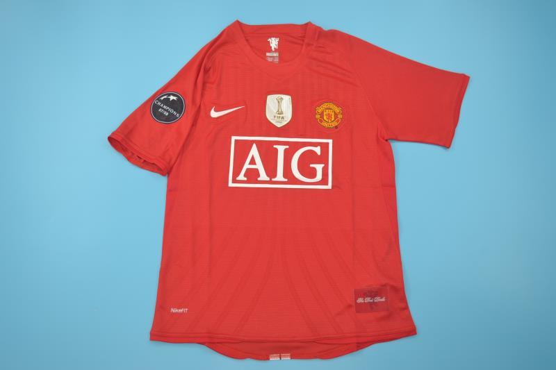manchester united jersey 2008