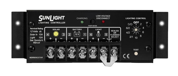 Morningstar SL-10L-24V Sunlight-10 Amp With Lvd 