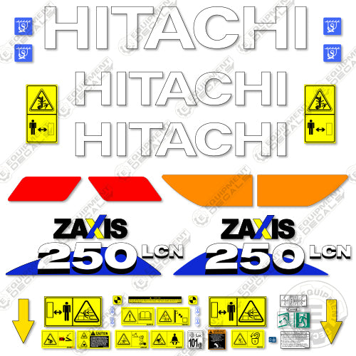 HITACHI Sticker Logo Decal Graphic 