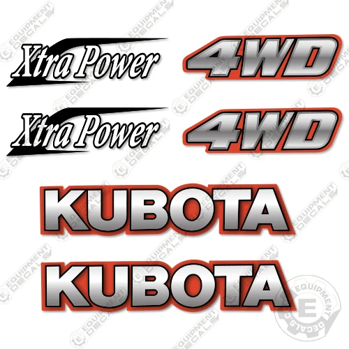 Kubota Bx2350 Decal Kit Tractor Equipment Decals 
