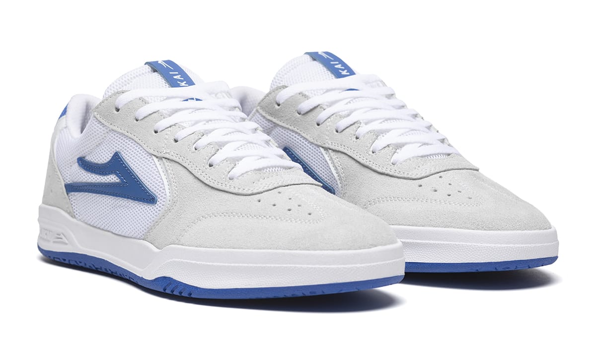 Atlantic - White/Blue Suede - Mens 