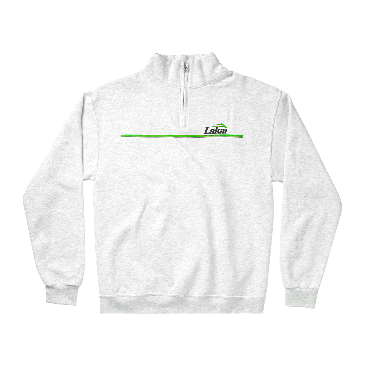 white quarter zip fleece