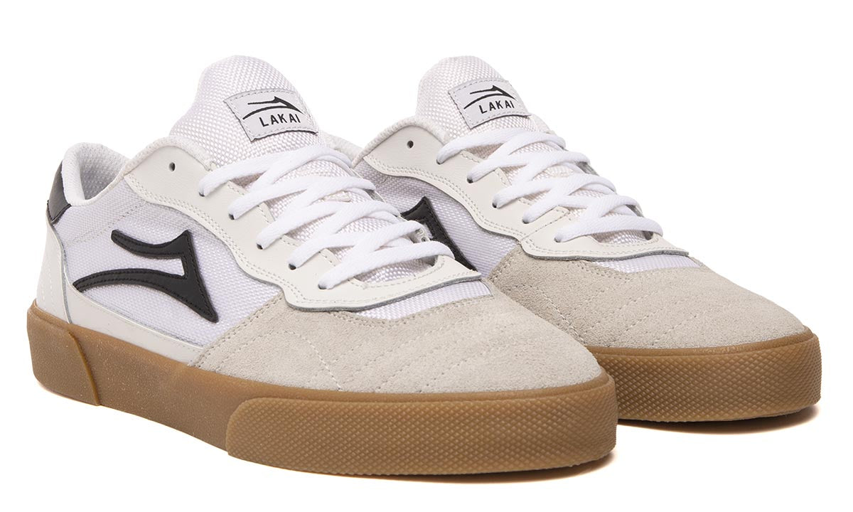 Cambridge - White/Black Suede - Mens 