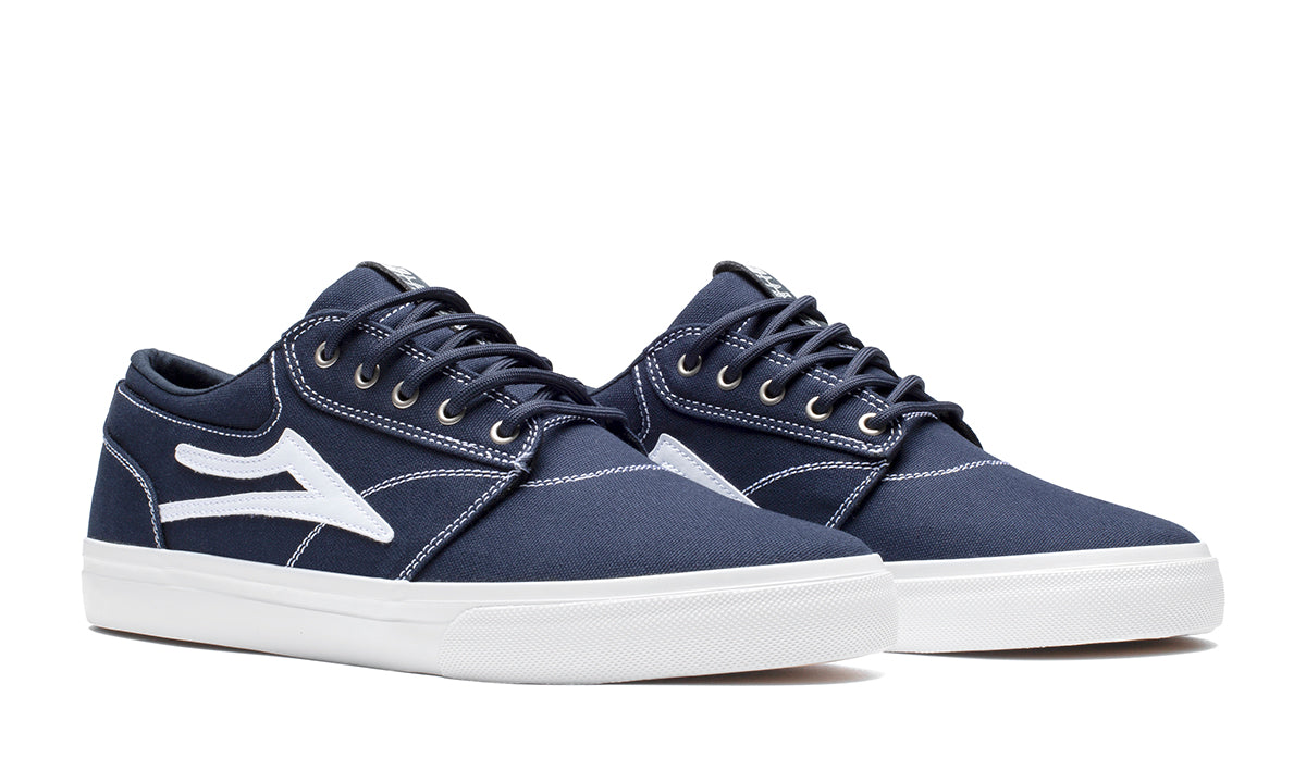 navy canvas sneakers