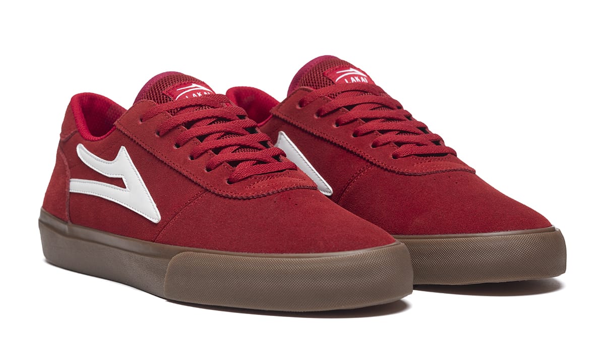red skate shoes