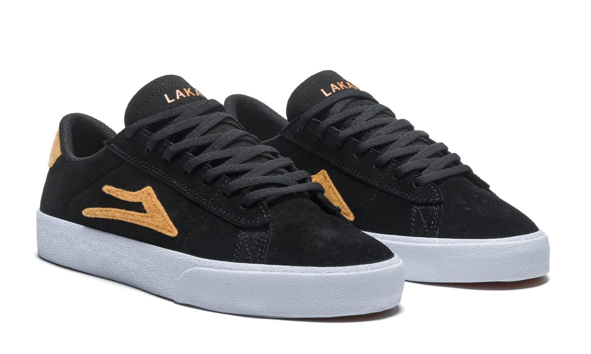 Newport - Larry June Black/Orange Suede 