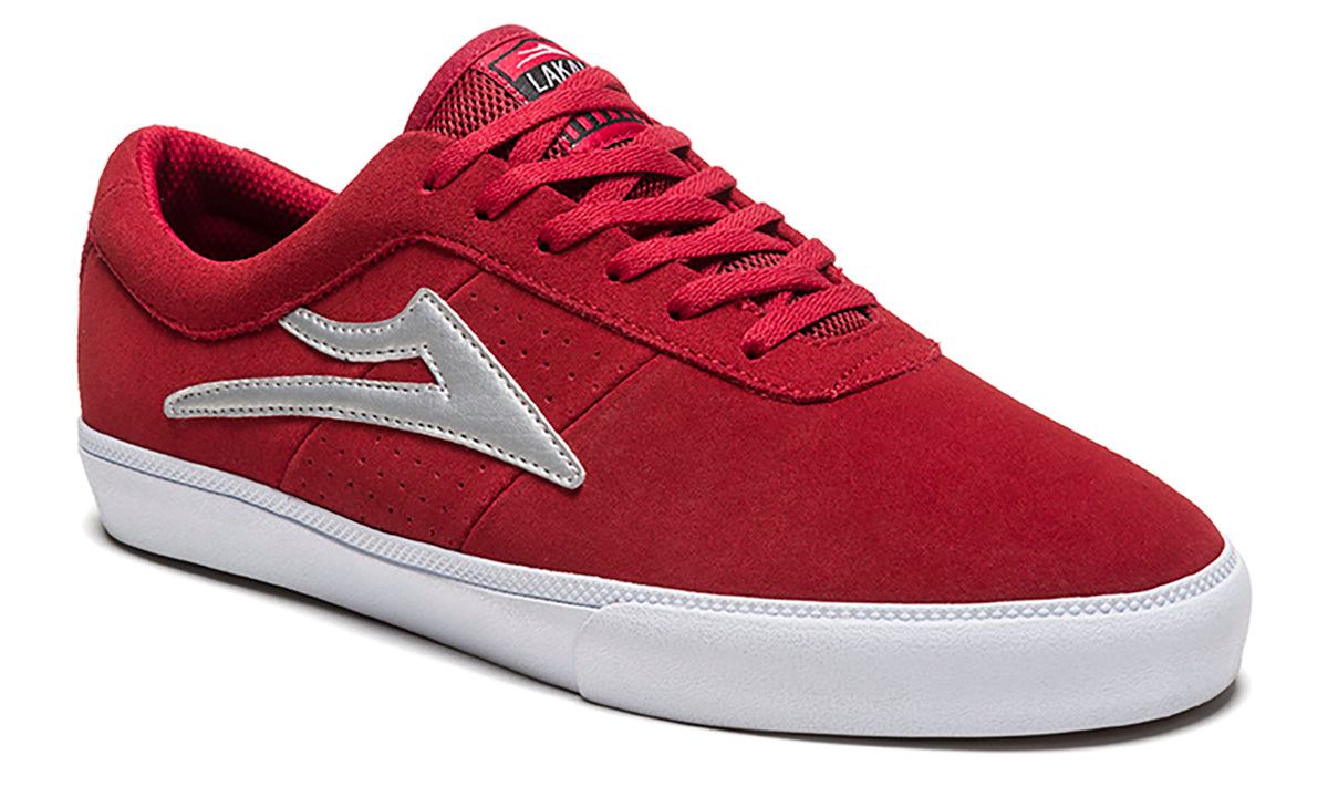 Sheffield - Red/Silver Suede - Mens 
