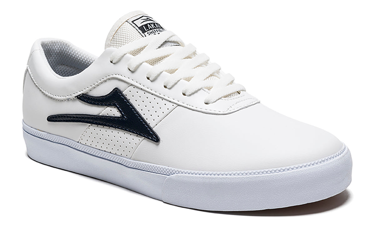 Navy Leather - Mens Shoes - Skate 