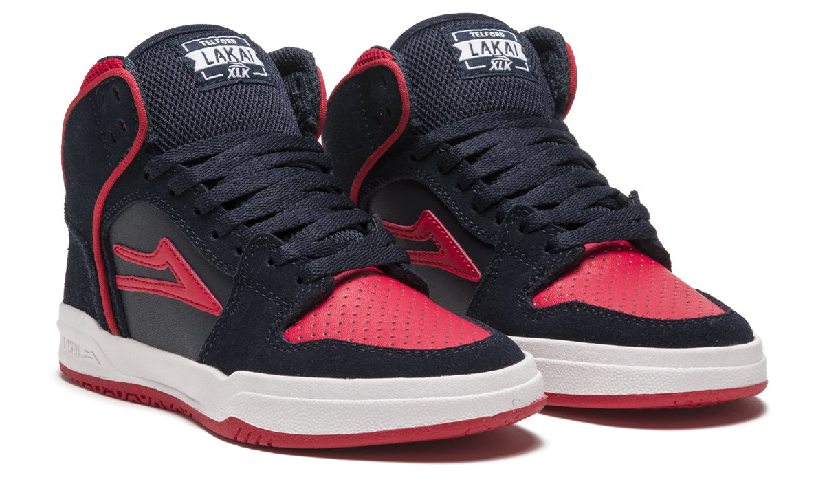 Lakai Shoes Telford Red/Navy Suede