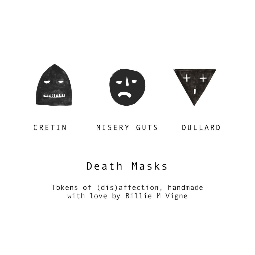 Cretin Death Mask Necklace - Billie M Vigne