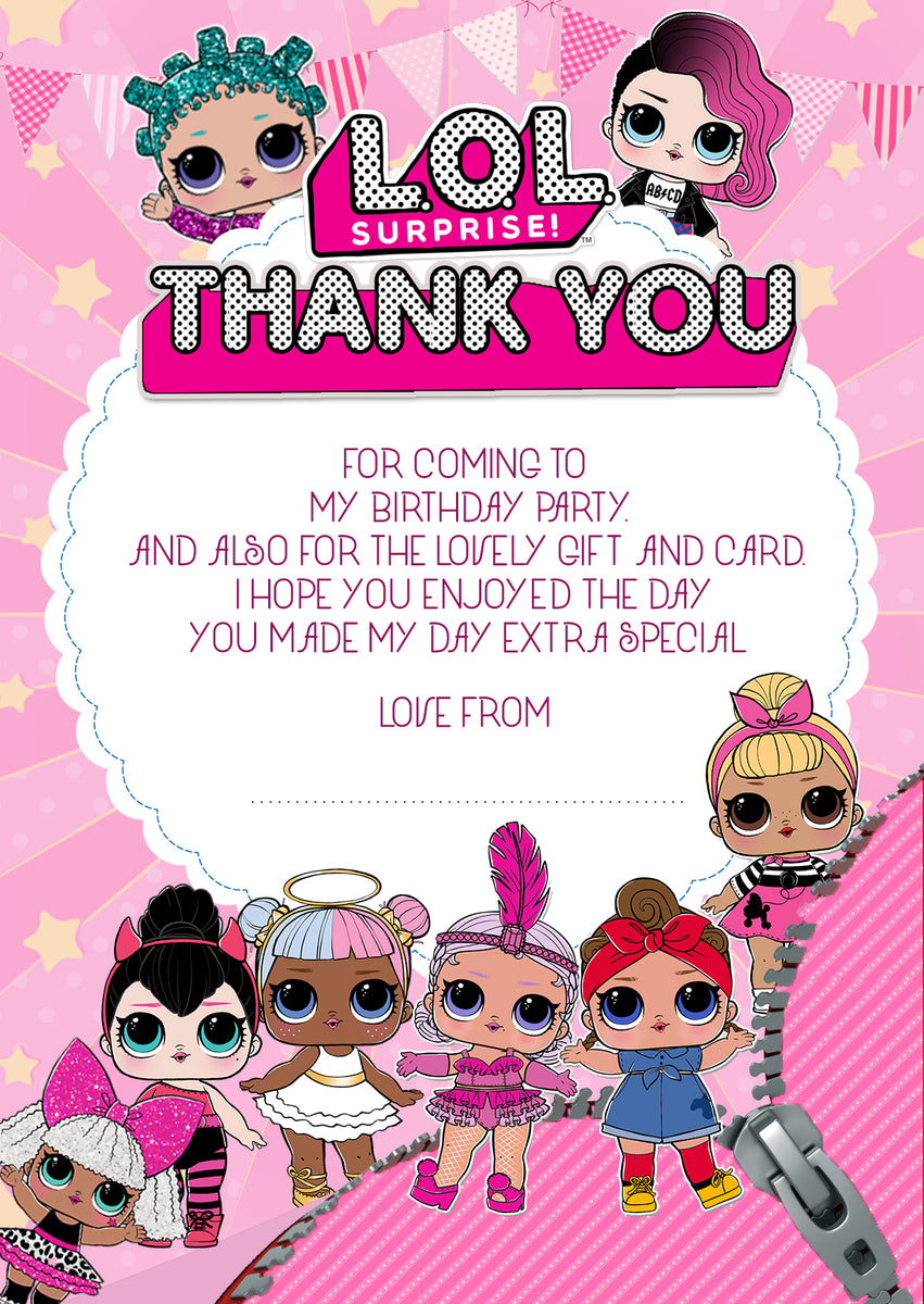 12 Note envelopes s2 Superhero Kids Personalised Invitation //Thank You Card