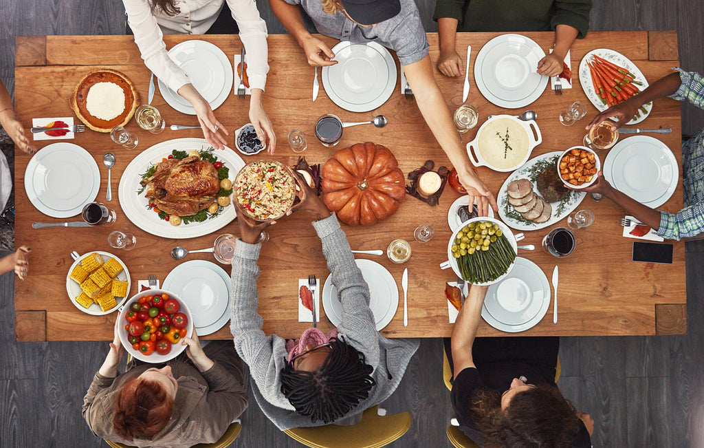 A tribute to eating at the dinner table
