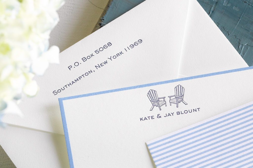 Kate & Jay is a letterpress wedding suite set in Southampton, New York. Call us toll-free at 1-800-995-1549 or email us at hello@pickettspress.com