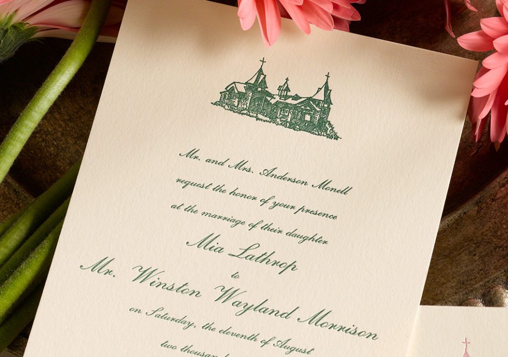 Mia & Winn is a letterpress wedding suite set in Southampton, on Long Island. Call us toll-free at 1-800-995-1549 or email us at hello@pickettspress.com