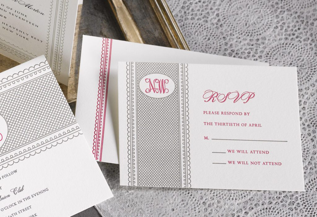 Nina & Willy is a letterpress wedding suite set in NYC. Call us toll-free at 1-800-995-1549 or email us at hello@pickettspress.com