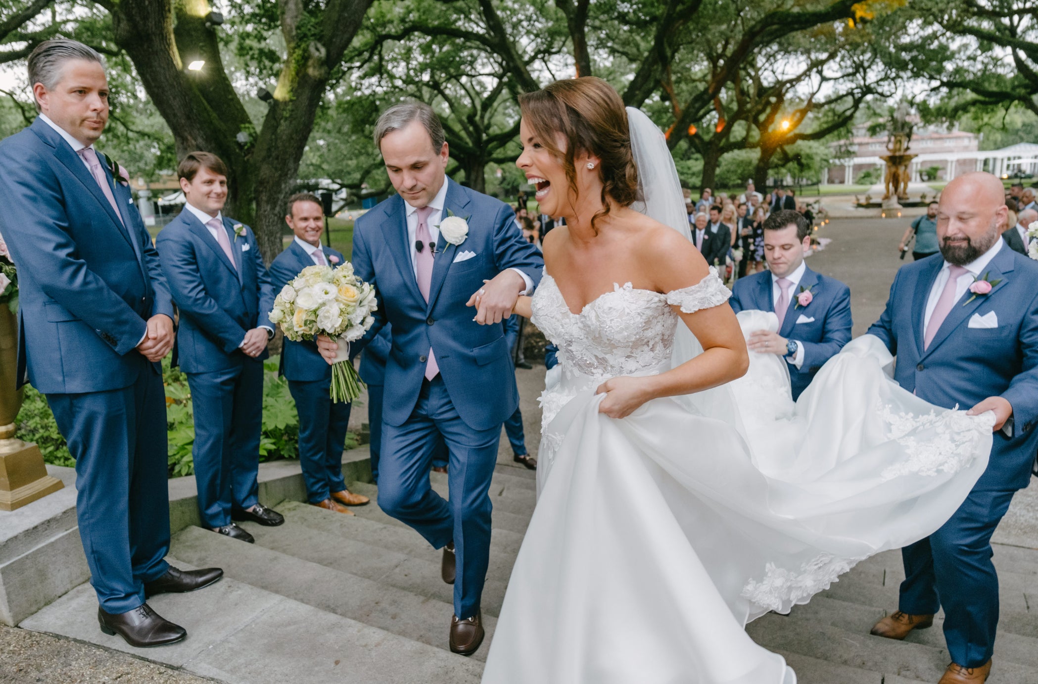 Pickett's Press Wedding Real Bride - These Big Apples turned their Big Day into an unforgettable Big Easy Experience. Try saying that five times fast! The energy of the wedding was at an all-time high and nothing was short of extraordinary traditions.
