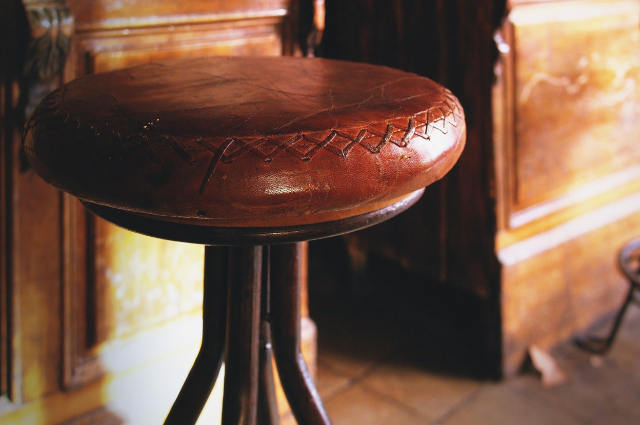 Leather Bar Stool