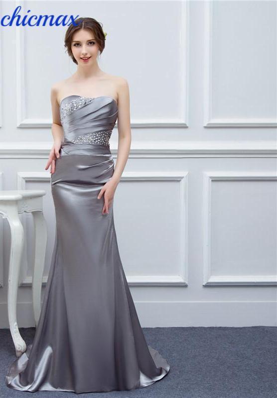 long silk evening dresses