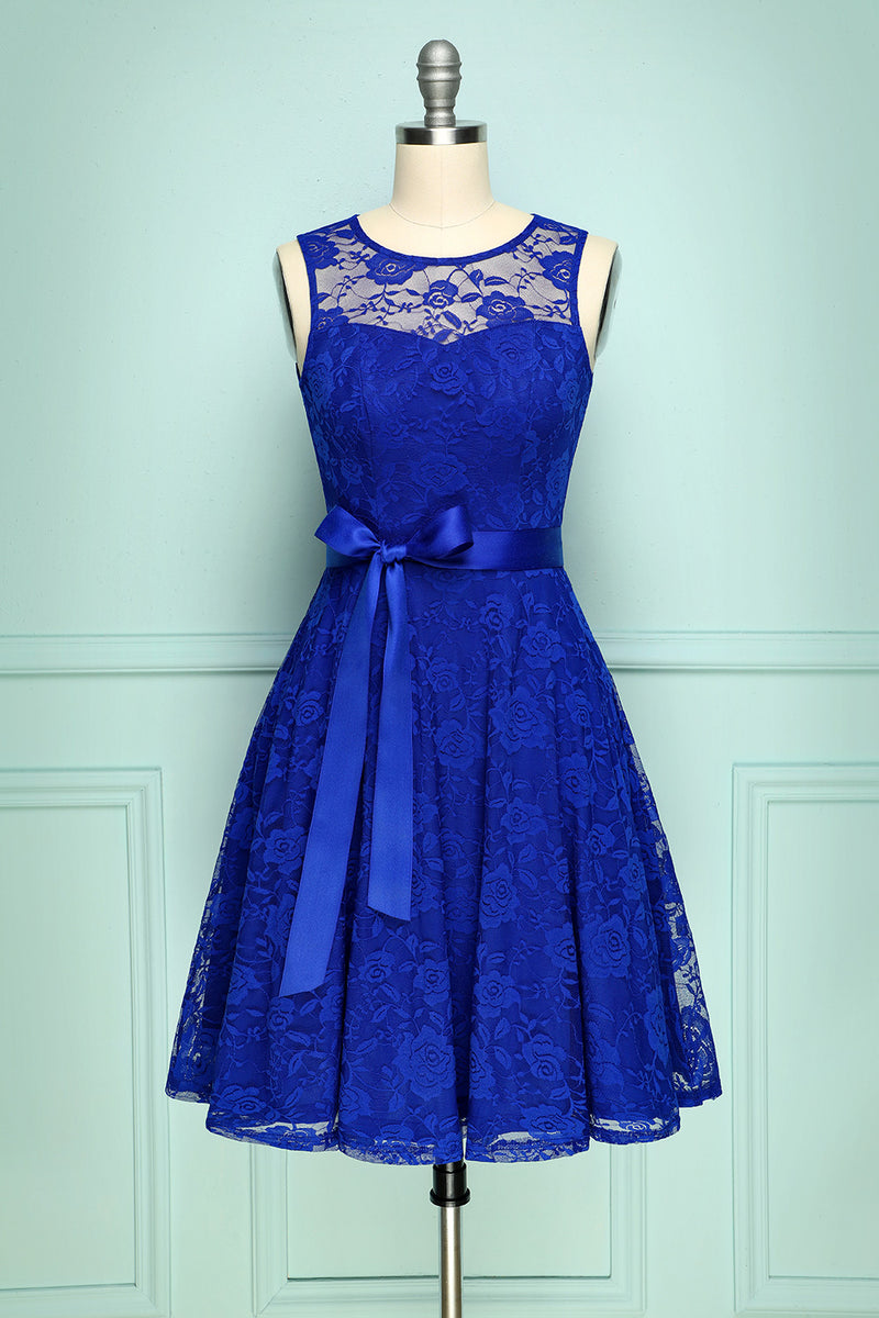 royal blue day dress