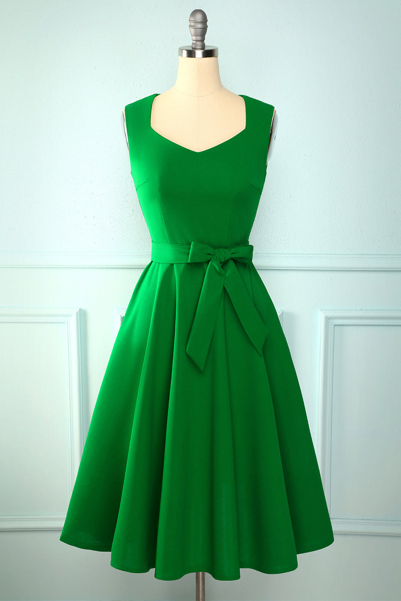 kelly green party dress