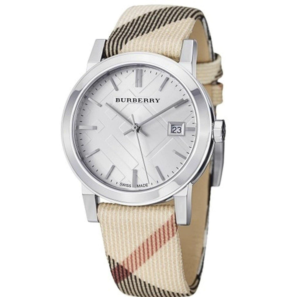 burberry leather watch