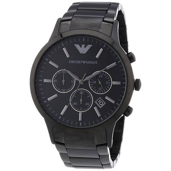 emporio armani two tone watch women's