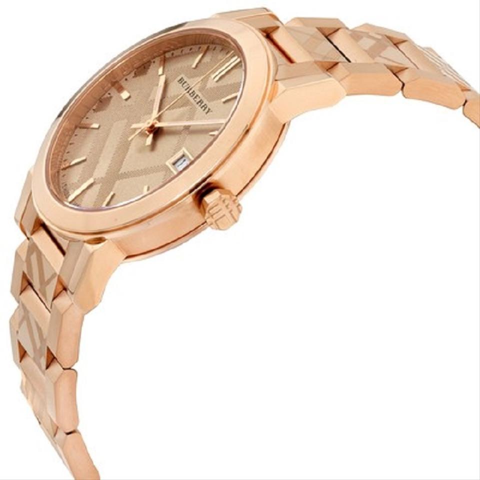 burberry womens watch rose gold