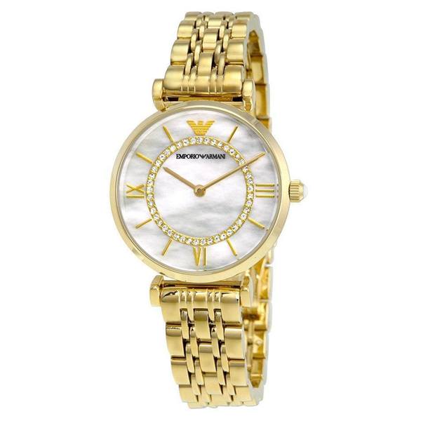 emporio armani watches women's gold