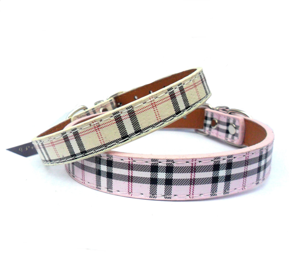 Burberry Print Inspired Martingale Dog Collar