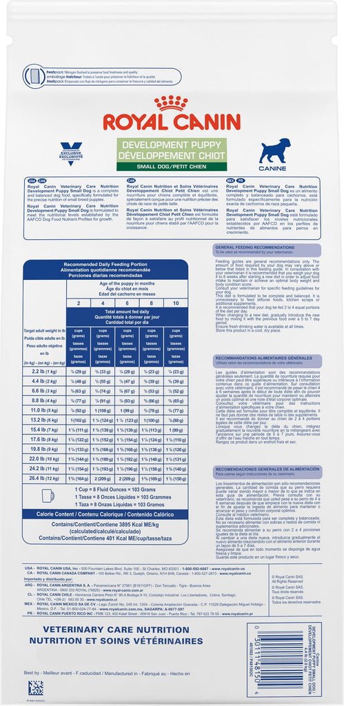 royal canin development puppy small dog