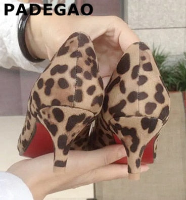 designer leopard pumps