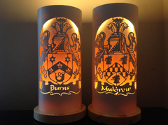 Family Crest Night Light by Tique Lights