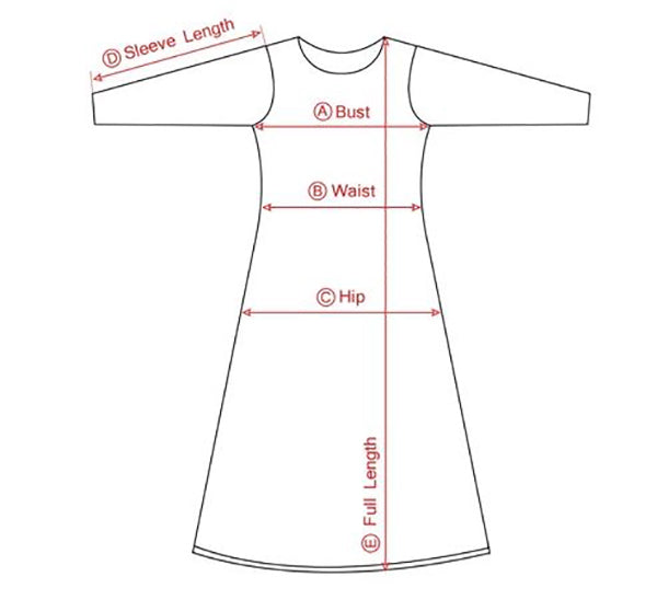 Abaya Length Measurement