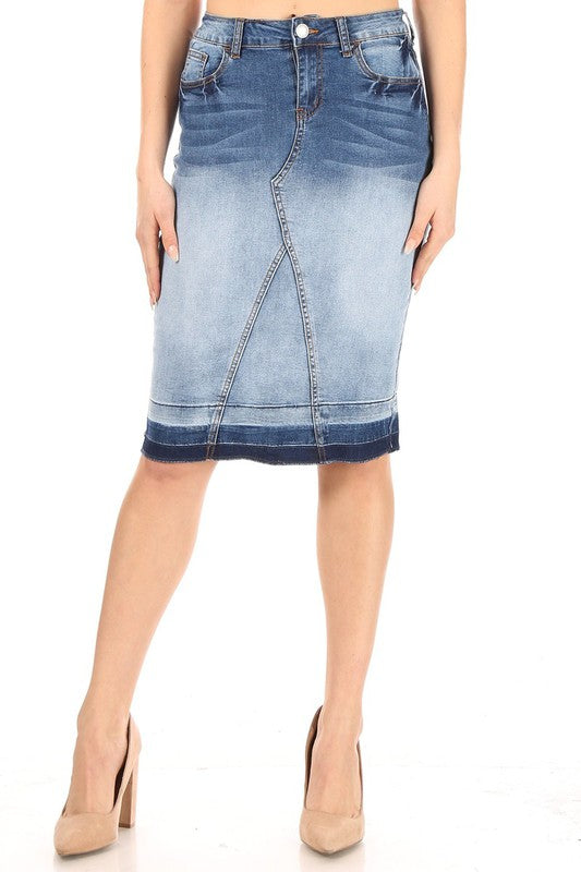 Ashlyn Denim Skirt